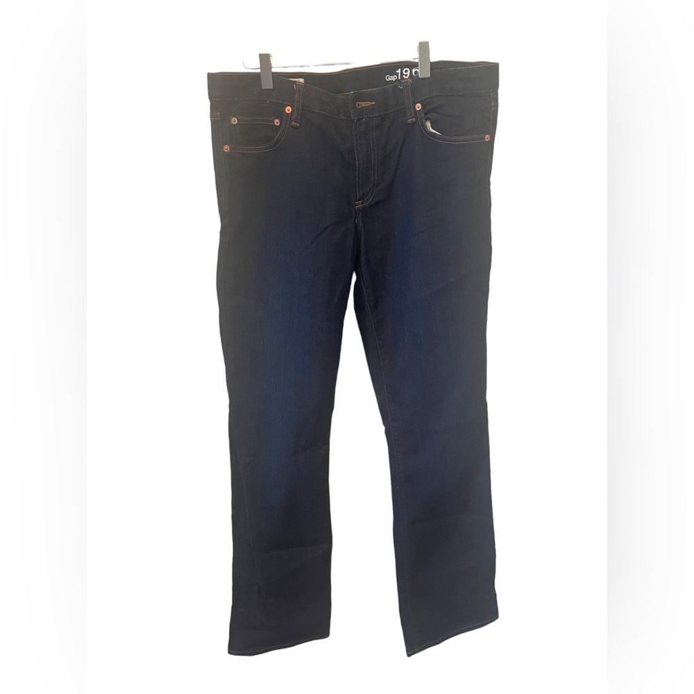 Gap Women 1969 Perfect Boot Dark Wash Denim Jeans 32 Long
